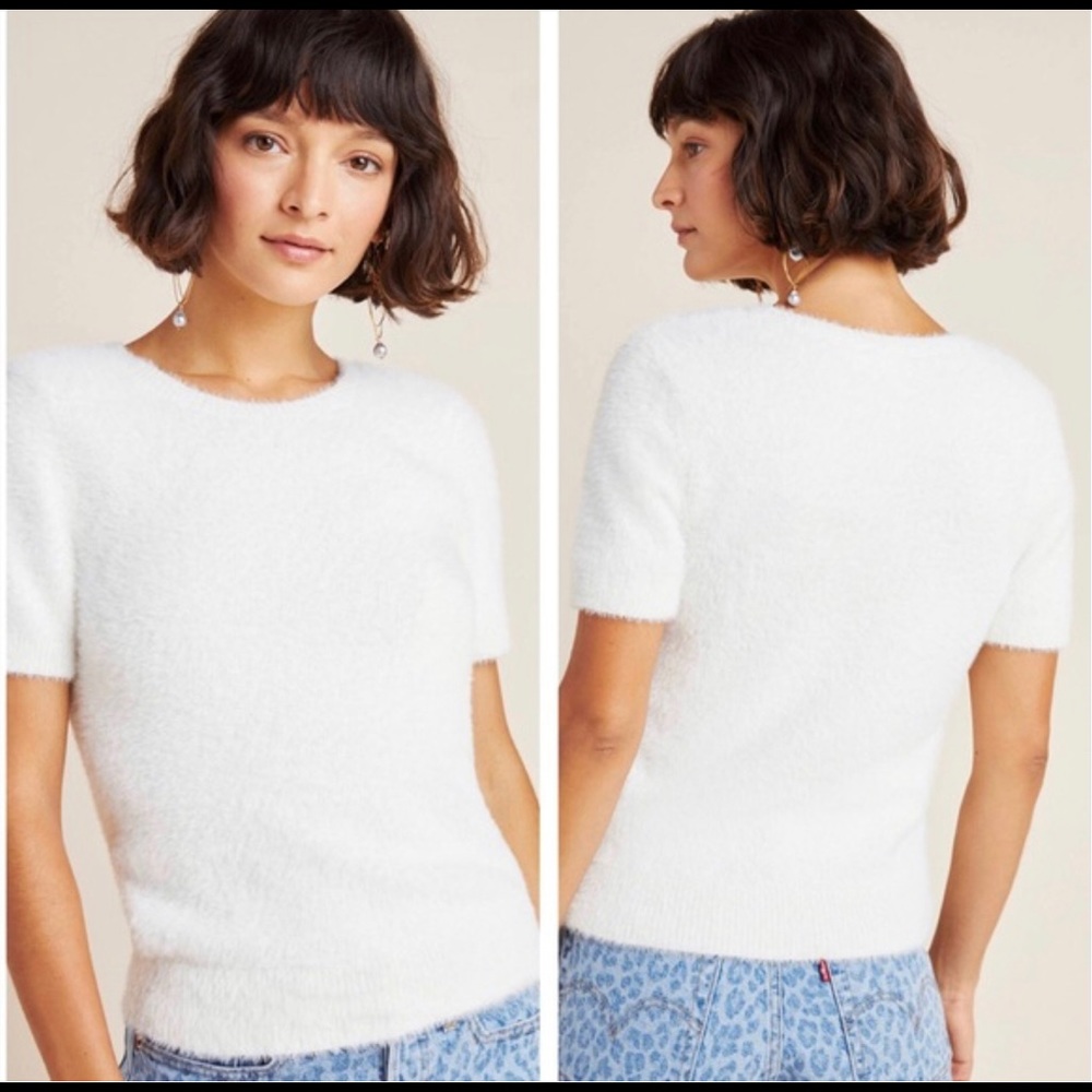 Suri eyelash sweater tee. Anthropologie